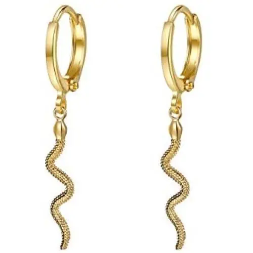 Snake Earrings for Women Gold Silver Snake Hoop Earrings Dangle Serpent Earrings Dainty Snake Jewelry Snake Earrings for Women Gold Silver Snake Hoop Earrings Dangle Serpent Earrings Dainty Snake Jewelry