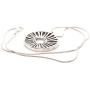 Tigerborg Womens 925 Pure Sterling Silver Handmade Energy and Light Pendant– Exclusive Scandinavian Design Jewelry – Unique gift – Comes with 1mm Sterling Silver Snake Chain Length 18” and a Gift Box