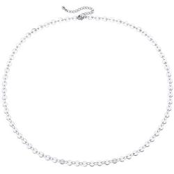 EGOO&YAMEE Coink Choker Necklace Star and Moon Handmade Dainty Layered Choker Necklace Set for Women Girls