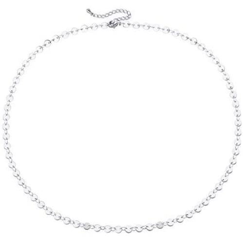 EGOO&YAMEE Coink Choker Necklace Star and Moon Handmade Dainty Layered Choker Necklace Set for Women Girls
