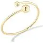 Miabella 18K Gold Over Sterling Silver Italian Flexible Open Bypass Bead Ball Cuff Bangle Bracelet for Women 6.75-7, 7.25-7.5, 7.75-8 Inch 925 Jewelry Made in Italy Miabella 18K Gold Over Sterling Silver Italian Flexible Open Bypass Bead Ball Cuff Bangle Bracelet for Women 6.75-7, 7.25-7.5, 7.75-8 Inch 925 Jewelry Made in Italy