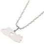 El Salvador Map Pendant Necklace for Women/Men Gold Color Jewelry Map of El Salvador Necklaces
