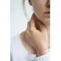 Dainty Gold CZ Bracelet 14K Gold Plated Chain Sparkly Cute Cubic Zirconia Beads Adjustable Bracelets for Women Girls