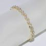 UDORA Brdial Bridesmaid Zirconia Earrings Bracelet Jewelry Set Wedding Prom