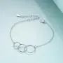 SOULMEET Sterling Silver Sister Gifts from Sister,Sister for Eternity Bracelet Gift for Best Sisters,Christmas Mothers Day Birthday Jewelry Gift for Sisters SOULMEET Sterling Silver Sister Gifts from Sister,Sister for Eternity Bracelet Gift for Best Sisters,Christmas Mothers Day Birthday Jewelry Gift for Sisters