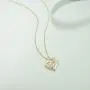 Agvana 925 Sterling Silver Infinity Love Heart Necklace Cubic Zirconia CZ Heart Dainty Pendant Necklace Birthday Anniversary Jewelry for Women Teen Girls Mom Grandma Wife Girlfriend