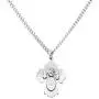 Rosemarie Collections Religious First Communion Four Way Cross Pendant Necklace with Prayer Card, 18'' Rosemarie Collections Religious First Communion Four Way Cross Pendant Necklace with Prayer Card, 18''