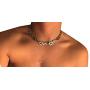 Women Men Harajuku Flame Choker Necklace Punk Rock Hip Hop Chain Necklace