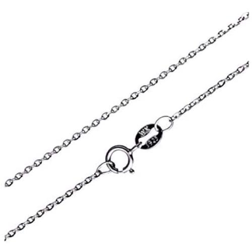Wellme Sterling Silver 1mm/1.5mm/2mm Gliding Rolo Cable Chain Necklace 16’’-40’’