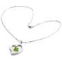 Beads & Pearls Jewelry Stainless Steel Shamrock Four Leaf Clover Charm Pendant Necklace for Women | St Patricks Day Gifts, 18'' + 2'' Extender