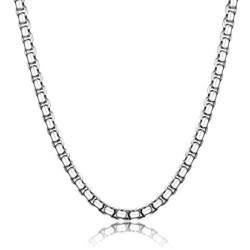 Besteel 2-5mm Womens Mens Stainless Steel Rolo Cable Wheat Chain Link Necklace 16-36 Inch