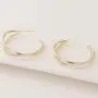 14K Gold Hoop Earrings For Women Open Hoops For Girls Lightweight Chunky Hoop Earrings Fashion Jewelry