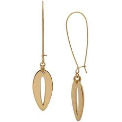 Robert Lee Morris Soho Cut Out Long Drop Earrings, gold (321743GLD714)