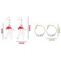 GROBRO7 2Pairs Harry Singer Earrings TPWK Earrings Jewelry Drop Dangle Acrylic Earrings Fashion Acrylic Earrings Birthday Gift Dress up Accessories for Women Girls