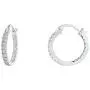 PAVOI 14K Gold Plated 925 Sterling Silver Post Cubic Zirconia Hoop Earrings 30/15mm PAVOI 14K Gold Plated 925 Sterling Silver Post Cubic Zirconia Hoop Earrings 30/15mm