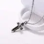Glimkis Cremation Jewelry Hawser Cross Urn Necklace for Ashes Stainless Steel Pendant Memorial Keepsake Ash Jewelry Glimkis Cremation Jewelry Hawser Cross Urn Necklace for Ashes Stainless Steel Pendant Memorial Keepsake Ash Jewelry