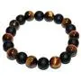 Handmade Black Onyx and Tigers Eye Bracelet Handmade Black Onyx and Tigers Eye Bracelet