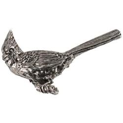 Creative Pewter Designs - Bird Lapel Pin, Brooch, Handmade in The USA - Available in Pewter, Copper, 22k Gold & Hand Painted