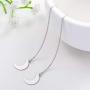 fishhook Threader Tassel Earrings Stainless Steel Silver Tone Geometric Shape Drop Dangle Long Charm Earrings for Women Girls