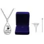 GLDZ Cremation Urn Necklace for Ashes Urn Jewelry Always in My Heart Memorial Pendant with Fill Kit GLDZ Cremation Urn Necklace for Ashes Urn Jewelry Always in My Heart Memorial Pendant with Fill Kit