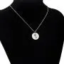 ENSIANTH Silver Birth Flower Pendant Necklace Flowers of The Month Gift Birthday Gift for Her