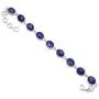 Silver Palace Sterling Silver Natural Gemstone Bracelete for Women and Girls