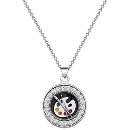 FUSTMW Artist Necklace Gift Future Artist Gifts Paint Brush Pendant Painter Gifts Art Student Gifts Artist Jewelry FUSTMW Artist Necklace Gift Future Artist Gifts Paint Brush Pendant Painter Gifts Art Student Gifts Artist Jewelry