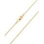 ASHINE 0.8mm Italian Box Chain Necklace 925 Sterling Silver 16'' - 30'' with Silver Polishing Cloth