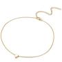 Shegirl Heart Choker Necklace Delicate Love Necklace Pendant Necklace Gold Jewelry for Women and Girls (Gold)