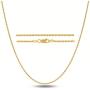 Orabelle Jewelers Sterling Silver .925 Italian Diamond Cut Rope Chain 1.2MM 16''-24'', 925 Sterling Silver Braided Twist Necklace, 14K Gold Over Sterling Silver Rope Chain Necklace Orabelle Jewelers Sterling Silver .925 Italian Diamond Cut Rope Chain 1.2MM 16''-24'', 925 Sterling Silver Braided Twist Necklace, 14K Gold Over Sterling Silver Rope Chain Necklace