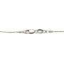 Sterling Silver Chain Station Illusion Necklace Made with Swarovski Crystal Simulated Pearls