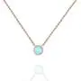 PAVOI 14K Gold Plated Round Created Opal Necklace | Opal Necklaces for Women PAVOI 14K Gold Plated Round Created Opal Necklace | Opal Necklaces for Women