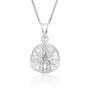 Honolulu Jewelry Company Sterling Silver Sand Dollar Necklace Pendant with 18'' Box Chain Honolulu Jewelry Company Sterling Silver Sand Dollar Necklace Pendant with 18'' Box Chain