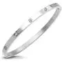 555Jewelry Womens Sparkling Cubic Zirconia Secure Hinge Lock Bangle Bracelet 555Jewelry Womens Sparkling Cubic Zirconia Secure Hinge Lock Bangle Bracelet