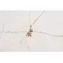 La Menagerie Monkey Gold Origami Jewelry & Gold Geometric Necklace – 18 Karat Plated Gold Necklace & Monkey Necklaces for Women – Monkey Necklace for Girls & Origami Necklace