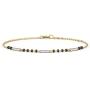 CaratLane Latika Mangalsutra Diamond Bracelets for Women 0.05 Carat (IJ-Color, SI-Clarity) in 14 K Yellow Gold with Jewelry Gift Box