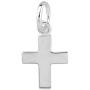 Sterling Silver Mini Cross Charm Pendant