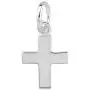 Sterling Silver Mini Cross Charm Pendant
