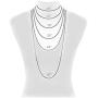 Ritastephens Sterling Silver Gold Overlay Round or Flat Italian Crucifix Cross Charm Pendant Necklace
