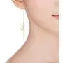 Mothers Day Gifts FANCIME 14K Real Solid Yellow Gold Threader Earrings Geometric with Natural Round Cut Diamonds Dainty Long Drop Earrings Fine Jewelry for Women Mothers Day Gifts FANCIME 14K Real Solid Yellow Gold Threader Earrings Geometric with Natural Round Cut Diamonds Dainty Long Drop Earrings Fine Jewelry for Women