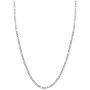 Edforce Stainless Steel Womens 3 mm Figaro Link Chain Necklace, 24''