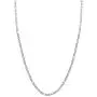 Edforce Stainless Steel Womens 3 mm Figaro Link Chain Necklace, 24''