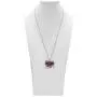 Controse Sexy Devil Heart Necklace Red and Silver Tone 28'' Controse Sexy Devil Heart Necklace Red and Silver Tone 28''
