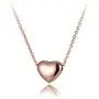 lokaerlry Stainless Steel Love 3D Solid Floating Heart Pendant Necklaces Jewelry Rose Gold Link Chain Wedding Necklace for Women lokaerlry Stainless Steel Love 3D Solid Floating Heart Pendant Necklaces Jewelry Rose Gold Link Chain Wedding Necklace for Women