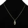 XIAOLI Gold-Tone Syringe Bible Cross Necklace Earrings Set Two Styles