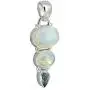 YoTreasure 1.65'' Rainbow Moonstone Blue Topaz 925 Sterling Silver Chain Pendant YoTreasure 1.65'' Rainbow Moonstone Blue Topaz 925 Sterling Silver Chain Pendant