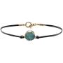 HUNO 3Pcs/Set Druzy Charm Leather Cord Choker Necklace Double Chain Crystal Necklace