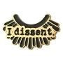 luomart Notorious RBG Dissent Pin Jewelry,Ruth Bader Ginsburg Collar Pin for Women Girls,Enamel Stainless Steel Pins Brooches Buttons for Hat Shirt Backpack