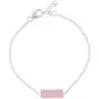 NOVICA Rose Quartz .925 Sterling Silver Pendant Bracelet,7.25'', Elegant Prism NOVICA Rose Quartz .925 Sterling Silver Pendant Bracelet,7.25'', Elegant Prism