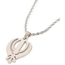 Sikhism Necklace Pendant Sikh Khanda Jewelry Gold Color Sikhs Necklaces Religious